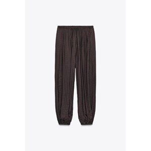ZARA GINGHAM BLOOMER TROUSERS ZW COLLECTION